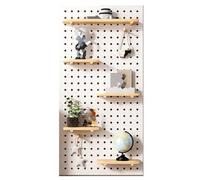 Kit de combinaison de panneaux perforés, présentoir mural et étagère de rangement pour l'organisation du garage