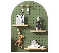 Kit de combinaison de panneaux perforés, présentoir mural et étagère de rangement pour l'organisation du garage