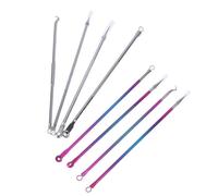 Kit De Comédons De Points Noirs En Acier Inoxydable, Extracteur D'acné, Dissolvant De Points Noirs, Outil De Nettoyage, 4 Pièces