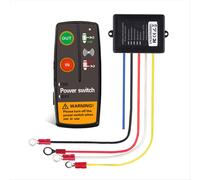 Kit de commande à distance sans fil universel pour treuil, compatible avec VTT et camions (module récepteur, émetteur et combiné).