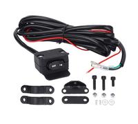 Kit de commande de guidon à bascule pour treuil UTV 12 V résistant aux intempéries avec support de montage pour treuils KFI WARN RAMSEY SUPERWINCH UTV de 1 500 à 6 000 lb pour