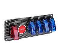 Kit de Commande de Panneau de Commutateur D'allumage Automatique de Voiture de Course Bouton de Démarrage du Moteur 12V Combinaison pour Voitures de Course 12V Universelles