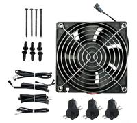 Kit de commande de ventilateur de four et de porte pour modèles Gravity 560/800/1050/1050XL, avec 1 moteur de ventilateur de four, 3 interrupteurs de commande de porte, 4 faisceaux de câblage, 10 vis