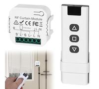 Kit de commande de volet roulant sans fil - Compatible avec interrupteur sans fil 230 V - Pour volets roulants, stores, stores - Avec télécommande RF + module récepteur