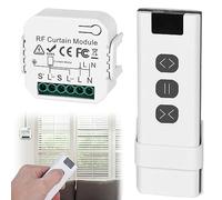 Kit de Commande de Volet Roulant Sans Fil : Interrupteur Intelligent pour Stores et Volets, Module de Relais