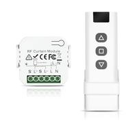 Kit de commande sans fil pour volet roulant, avec télécommande RF et module récepteur, interrupteur sans fil pour volets roulants, stores, stores jusqu'à 100 m, 2200 W