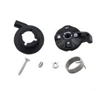 Kit de commutateur à distance de verrouillage de fourche de vélo en aluminium robuste pour systèmes de suspension Manitou M30 Markhor Mache avec ressort et vis de couleur noire pour améliorer les