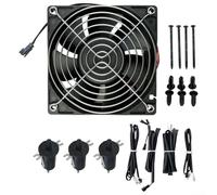 Kit de commutateur de porte de ventilateur de rechange et faisceau de câblage pour grilles à gravité pour 560 800 1050XL avec 18 pièces d'assemblage