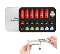 Kit de comparaison pour jauges à billes et à tête - Construction en aluminium léger de trois cents grammes, instrument de mesure de précision, outil de vérification de calibre, kit de recharge
