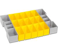 Kit de compartimentation L-BOXX® B3 LB 102 L378xP313xH65mm jaune/gris