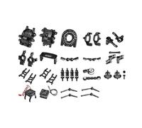 Kit de compétition complet en aluminium pour Traxxas 1/10 Ford GT 4-TEC 2.0 VXL BL-2S 4-TEC 3.0 Corvette 3.0 Toyota - Noir