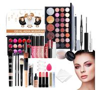 Kit De Complet - Mascara À La Palette De Fards À Paupières, Ensembles De Polyvalent Pour Femmes Avec Sac De | Brosses De Rouge À Lèvres De Fond De Teint Incluses, Tout