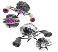 Kit de composants de poignée à bascule en aluminium comprenant plaque de pression de verrouillage écrou et vis M2.5 pour moulinets DAIWA et ABU Garcia Baitcasting (or)