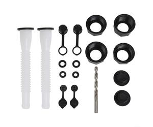 Kit de composants de rechange pour bidon de gaz avec bouchon de buse résistant aux fuites et joint inférieur pour réservoirs de carburant