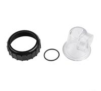 Kit de composants d'insertion de pompe de circulation pour SPS50 SPS25 SPS75 SPS100 - Couvercle de pré-filtre transparent avec joints toriques et raccord à vis pour l'entretien de la piscine (1 lot)