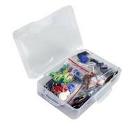 Kit de composants électroniques avec résistances, condensateurs, LED pour projets de démarrage Arduino, expériences d'apprentissage éducatives