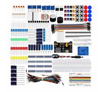 Kit de Composants électroniques Résistance Condensateur Potentiomètre Transistor LED Kit avec Boîte de Rangement pour Carte de Développement R3