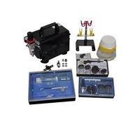 Kit de compresseur d'aérographe avec 3 pistolets