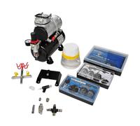 vidaXL Kit de compresseur d'aérographe avec 3 pistolets