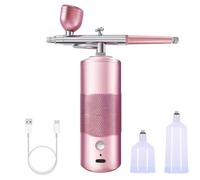 Kit de compresseur d'air à injecteur rechargeable pour nail art, artisanat, gâteau, brouillard, kit multifonction pour projets artistiques, compresseur sans fil