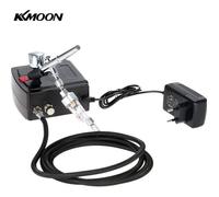 Kit de compresseur d'air aérographe à alimentation par gravité professionnelle KKmoon 100-240V