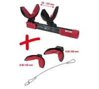 KS Tools Kit compresseur de ressort 500.8625 pour voiture - 2 paires supports standard - 6 pièces