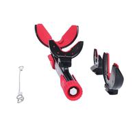 KS TOOLS 500.8625 - Kit de Compresseur de Ressort - Compresseur d’Amortisseur Voiture - 2 Paires de Supports de Ressort Standard - se Fixe dans l’Étau - 6 Pièces Couleur