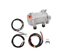 Kit De Compresseur Électrique For Climatisation Automobile, Voiture, Camion | Compresseur AC en aluminium avec embrayage stable à rainure unique(E-12V)