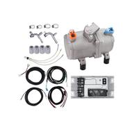 Kit De Compresseur Électrique For Climatisation Automobile, Voiture, Camion | Compresseur AC en aluminium avec embrayage stable à rainure unique(S-24V)