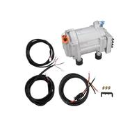 Kit De Compresseur Électrique For Climatisation Automobile, Voiture, Camion | Compresseur AC en aluminium avec embrayage stable à rainure unique(E-24V)