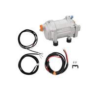 Kit De Compresseur Électrique For Climatisation Automobile, Voiture, Camion | Compresseur AC en aluminium avec embrayage stable à rainure unique(Q-12V)