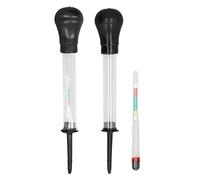 Kit de compteur hydromètre 2 pièces outil de testeur électro-hydraulique de haute précision pour la mesure de batterie de bateau de voiture matériau en verre durable conception