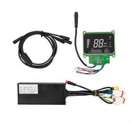 Kit de compteur pour scooter électrique, 48 V 1200 W 36 V 550 W en alliage d'aluminium, double affichage de frein unique, résistant à l'usure, utilisation à long terme pour CECOTEC pour Jeep MW21 MW95