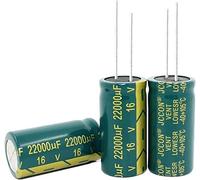 Kit de condensateur 20 pièces/lot 16V 22000UF 18 * 35mm condensateur électrolytique en aluminium haute fréquence basse impédance 22000uf 16v condensateurs Composant