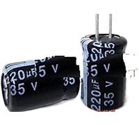Kit de condensateur 50pcs condensateur 35 v220uf 220 uf35v condensateur électrolytique en aluminium Spécification: condensateurs 8x12 Composant