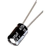 Kit de condensateur d'accessoires électroniques 20 pièces HIGT qualité 16V470UF 8 * 12mm 470UF 16V 8 * 12 condensateurs de condensateur électrolytique Appareils électroniques