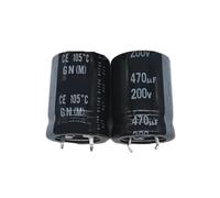 Kit de condensateurs, 2 pièces/10 pièces GU/GN 22 x 30 mm 200 V 470 uF, condensateurs d'alimentation intégrés(10PCS)