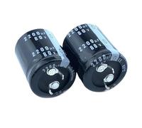 Kit de condensateurs, 2pièces/lot, 2200uF 80V, 80V, 2200uF 22x35, 1pF, condensateur d'amplificateur d'alimentation intégré