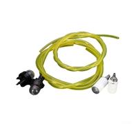 Kit de conduite de carburant et d'amorçage pour tronçonneuses McCulloch comprenant une ligne fine et épaisse, deux filtres et deux pour ampoules d'amorçage pour applications à 2 cycles