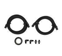 Kit de conduites de refroidissement de transmission, tuyau de refroidissement de boîte de vitesses avec surface anodisée noire, résistance à la rupture haute pression de 10 000