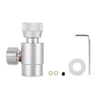 Kit de Connecteur Adaptateur de Remplissage CO2 pour Bouteille Filetage W21.8-14 TR21-4 M¨¦tal Durable avec Soupape A¨¦ration S¨¦curit¨¦ pour Utilisation R¨¦servoir Gaz Haofy