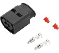 Kit De Connecteur De Fiche De Faisceau De Câblage De Voiture À 2 Broches pour Mercedes-Benz, Connecteur De Borne De Fil Femelle En Plastique Noir De La Série 3,5 Mm Étanche