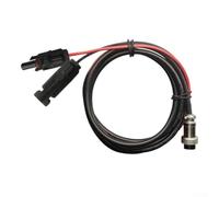 Kit de connecteur de panneau solaire 4 en 1, DC 5,5 x 2,1, 5,5 x 2,5, 3,5 x 1,35, adaptateur de 8 mm, câble de charge solaire 16 AWG pour station d'alimentation portable, compatible avec Jackery