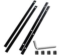 Kit de Connecteur de Rail de Guidage pour Makita,TOATELU4 pièces Deux épais et deux fins connecteur de rail de guidag, Accessoires de Tringle à Rideaux P-20177 pour Tronçonneuse Makita Coupes Longues