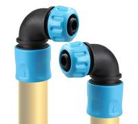 Kit de connecteur de tuyau - Embrayage de tuyau d'arrosage | Raccord rapide pour tuyau d'eau | Connecteur de distributeur à connexion rapide quatre-vingt- degrés pliés pour la cue