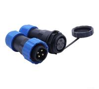 Kit de connecteur électrique étanche IP68 SP20 prise aviation, mâle et femelle pour données et alimentation, fonctionnement de -40 °C à +85 °C (4 broches)