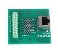 Kit de Connecteur Ethernet, Connecteur Ethernet Board EtherCon avec Support ABS pour Les Routeurs des Ordinateurs Commutateurs
