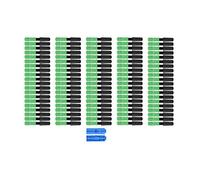 Kit de Connecteur Fibre Optique Rapide - 100 SC/APC, Adaptateur de Connexion à Fiche Droite pour Lignes de Transmission