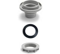 Kit de connecteur fileté pour tuyau de piscine hors sol Intex - Pièce de rechange 10744 10256 10255 - Comprend un connecteur de crépine - Écrou de crépine - Rondelle plate en caoutchouc