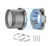Kit de connecteur magnétique de 10,2 cm, raccord à déconnexion rapide avec joint hermétique, support de tuyau flexible pour installation de ventilation DV180
